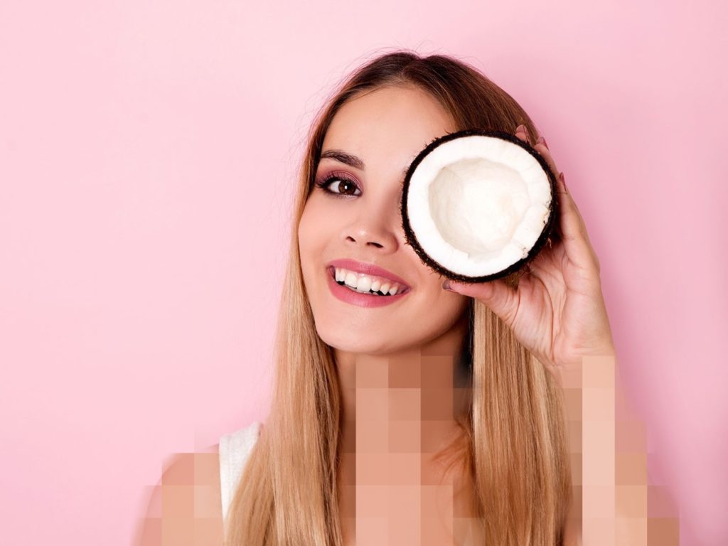 ماسک خانگی ضد چروک با روغن نارگیل