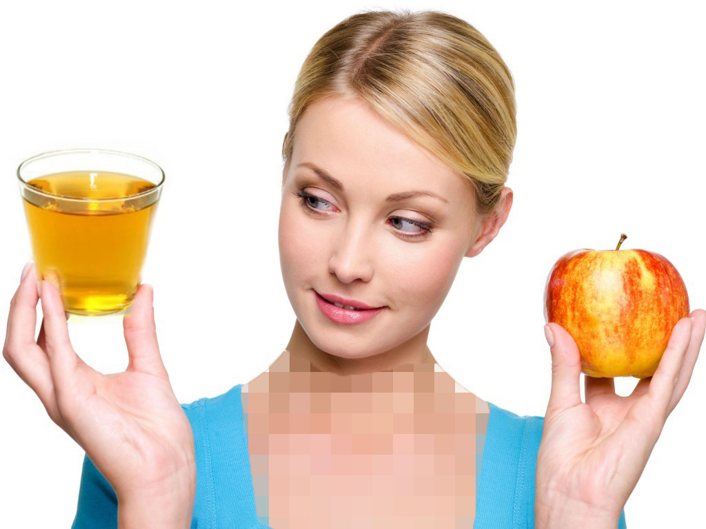 درمان خانگی لک صورت با سرکه سیب