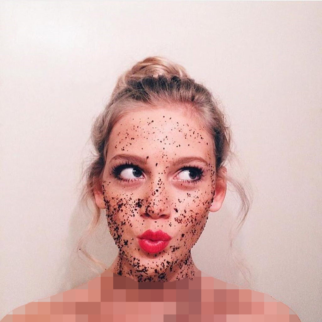 اسکراب خانگی قهوه