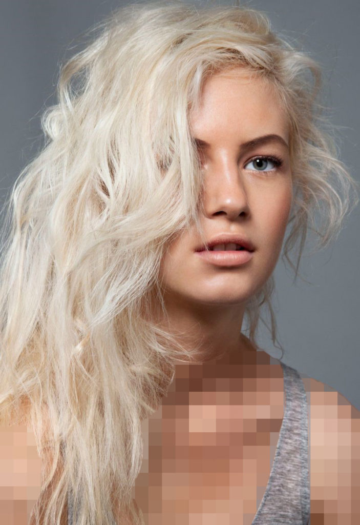 ترمیم موهای سوخته با رنگ