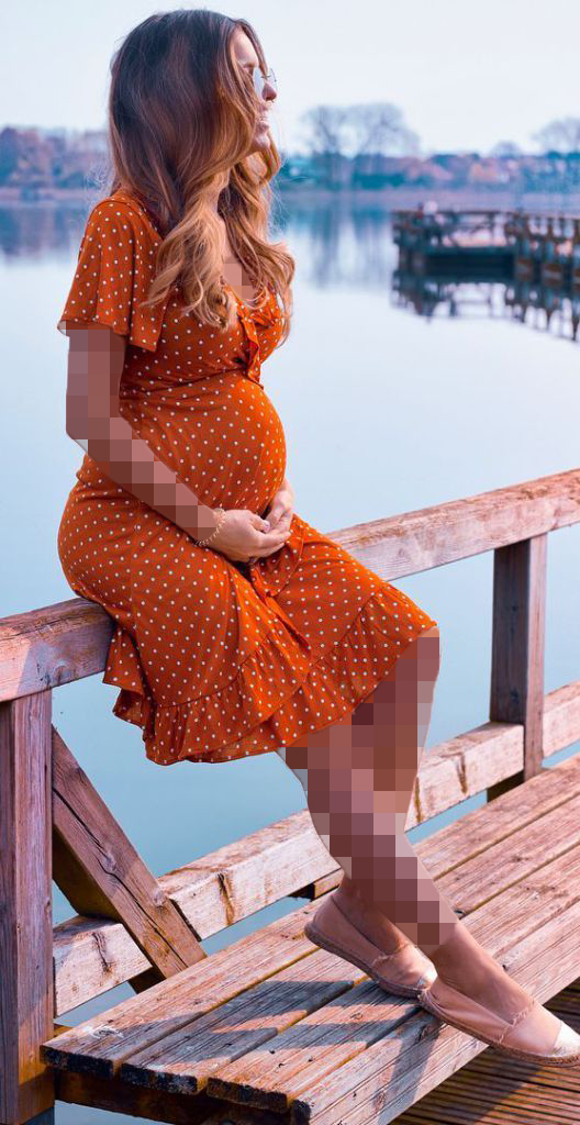 لباس بارداری اسپورت طرح دار