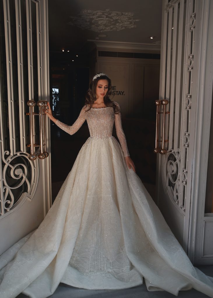 لباس عروس ترک، برند dovita bridal