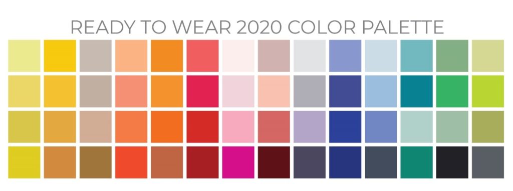 پالت رنگی 2020 برای مانتو پشت بلند