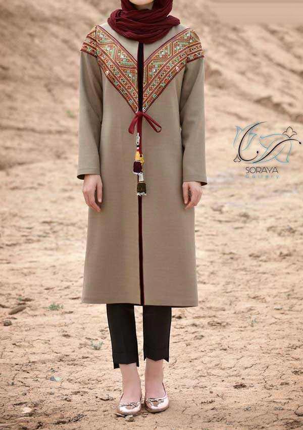 مانتو با المانهای سنتی