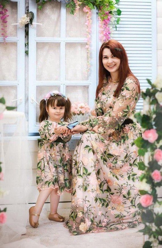 ست لباس مجلسی مادر و دختر
