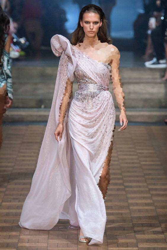 پیراهن مجلسی چاک‌دار برند Julien Macdonald