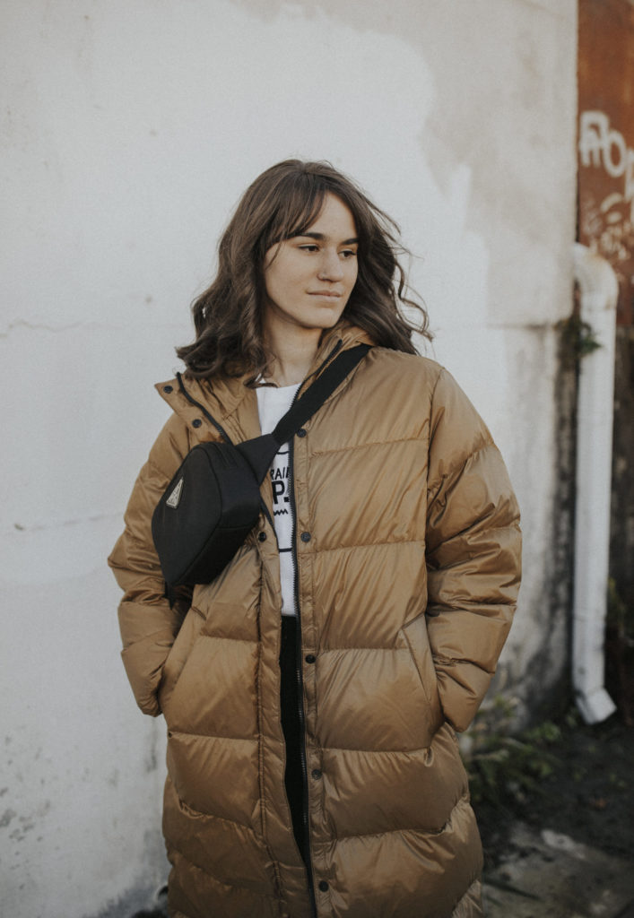 کاپشن پفی دخترانه