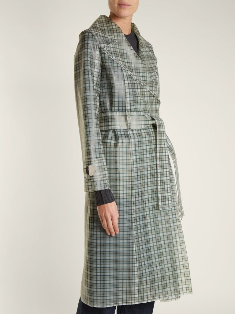 مدل جدید بارانی چهارخونه