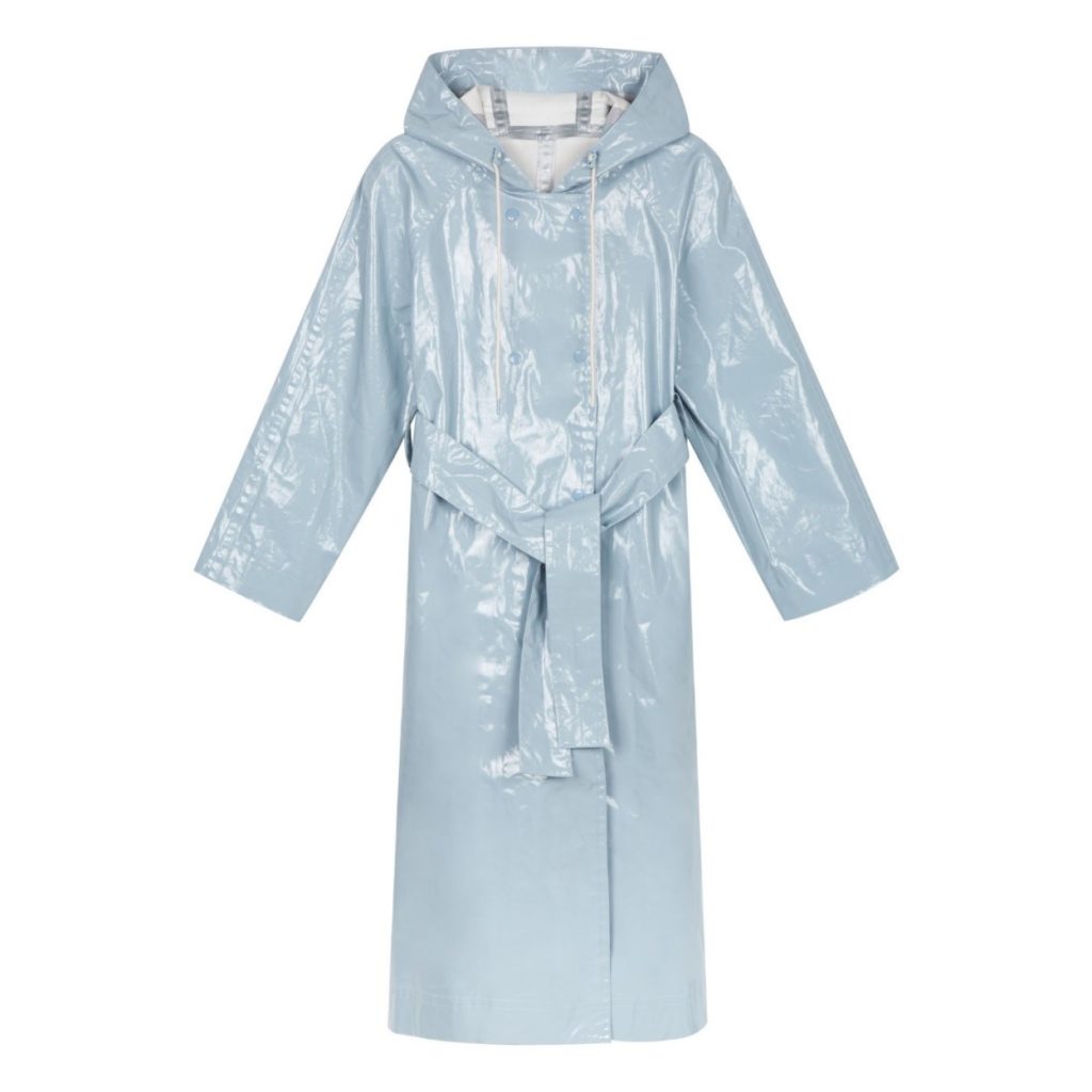 مدل جدید بارانی آبی روشن