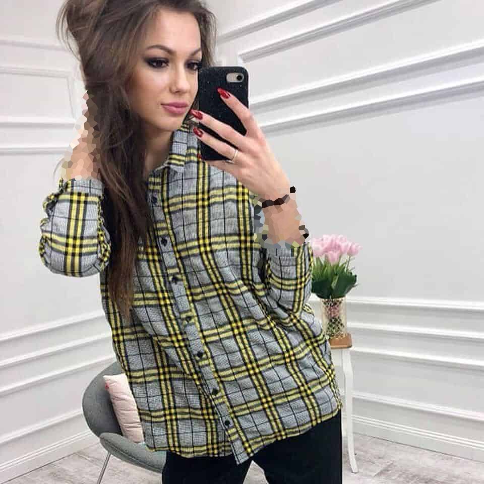 مدل بلوز چهارخونه