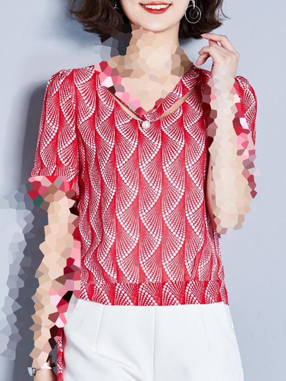 بلوز طرحدار زنانه و دخترانه