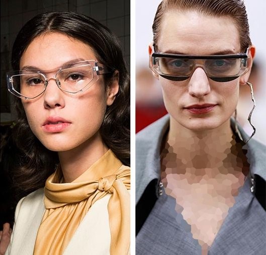 مدل جدید عینک شفاف 2020