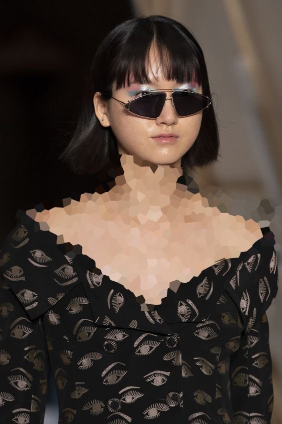 مدل جدید عینک مثلثی فشن‌شو میلان