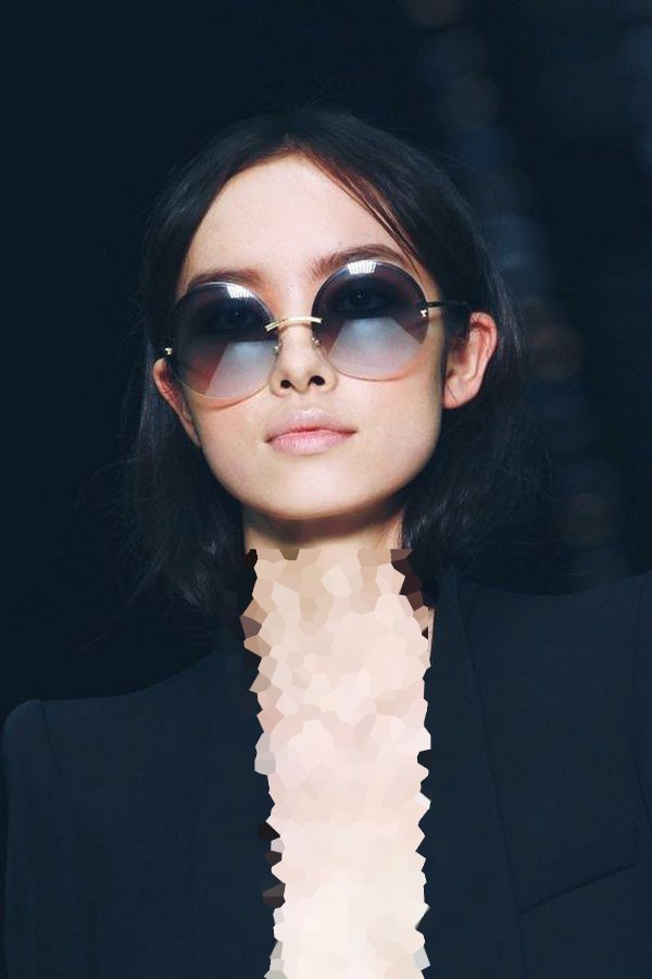عینک آفتابی گرد دخترانه