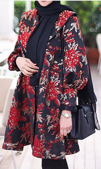 مانتو با پارچه های طرحدار در سال 2019-1398