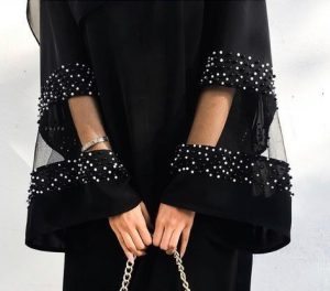 مانتو مجلسی مروارید دوزی شده برای عید سال 98